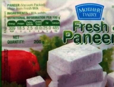 200 Gram 100% Pure Fresh Natural Original Tasty And Soft Mother Dairy White Fresh Paneer Age Group: Old-Aged