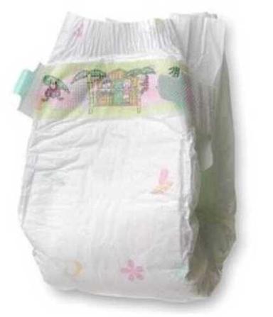 White High Absorbent And Leakage Proof Cotton Disposable Baby Diapers Pants 