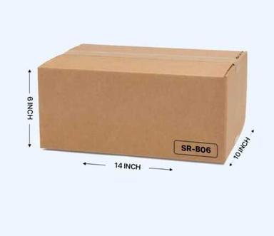 Plain Brown Virgin Corrugated Paper Packaging Box For Industrial Use
