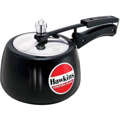 5 L Plastic Handle Black Colored Hawkins Pressure Cooker