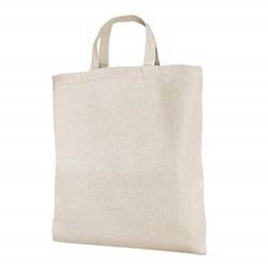 Plain Cotton Fabrics Carry Bags With Loop Handled For Shopping And Grocery Use Capacity: 10 Kg/Hr