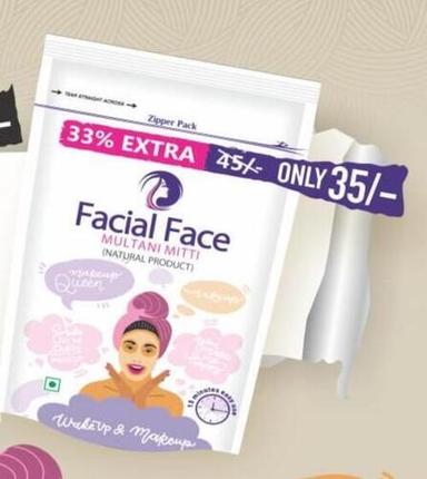 Pigmentation Remover Packet 50G Brown Smoothening Herbal Paste Facial Multani Mitti Face Pack