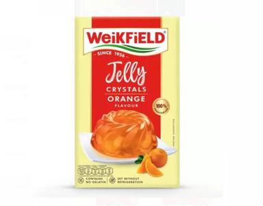 Pack Of 90 Gram 100% Eggless Weikfield Orange Flavor Jelly Crystals  Shelf Life: 6 Months