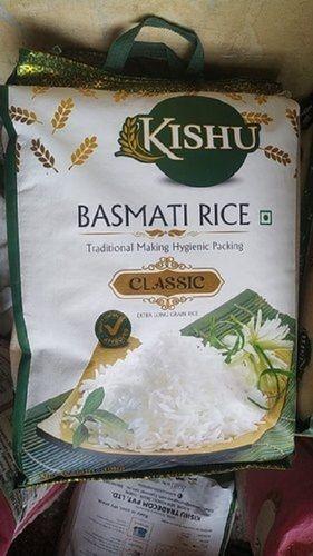 White Hygienically Packed Long Grain Kishu Classic Basmati Rice For Cooking