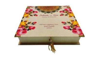 Flower Printing Paper Glossy Lamination Finish Fancy Sweet And Chocolate Box  Length: 6 Millimeter (Mm)