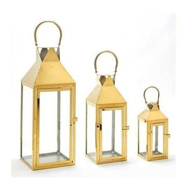 Gold Or Customize High Corrosion Resistance Stainless Candle Lanterns With Modern Designs
