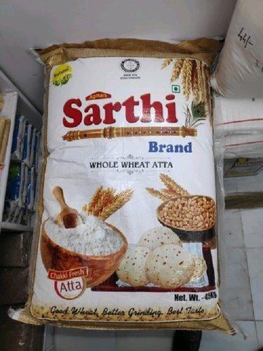 White Hygienically Packed Fresh And Natural Healthy Agmark Sarthi Brand Whole Wheat Flour