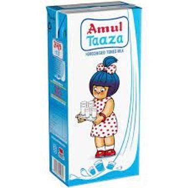 Sweets Protein Pasteurized Fresh Amul Taaza Homogenized Toned Milk, 1L  Age Group: Children