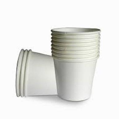 Eco Friendly Disposable White Plain Paper Cup For Drinks And Beverages Size: 100 Ml