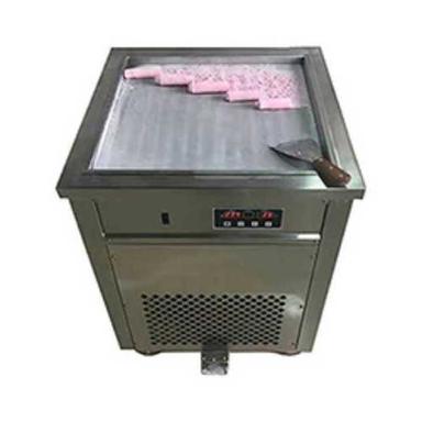 Stainless Steel Commercial Fried Ice Cream Machine, 220 V Ac / 50 Hz Application: Industrial