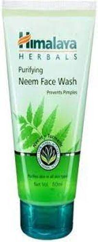 For All Skin Prevents Pimples Himalaya Herbals Purifying Neem Face Wash, 50Ml Color Code: Green