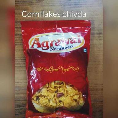 Yellow Tasty Spicy And Salty Agrawal Cornflakes Chivda Namkeen With Pack Of 200 Gram  Grade: 1St