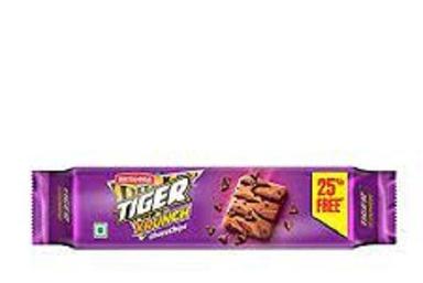 Crispy Crunchy Tasty Delicious Britannia Tiger Crunch Choco Chips Biscuits Fat Content (%): 5 Percentage ( % )