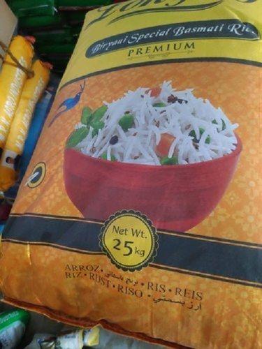 Natural Hygienically Packed High Fiber Long Grain Basmati Biryani Rice  Admixture (%): 5%