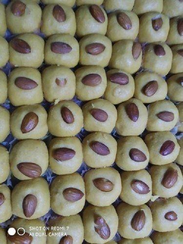 Tasty Delicious Mouthwatering Yummy Sweet Soft Round Badam Peda  Carbohydrate: 24.5 Grams (G)
