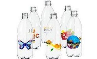 High-Quality 1 Litter Pack Of 24 Reusable Pet Empty Juice Plastic Printed Bottle Hardness: Soft