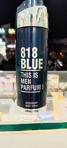 Black  200 Ml Mens Daily Use Perfume 818 Blue Deodorant Body Spray