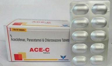 10X10 Tablets Pain And Inflammation Aceclofenac, Paracetamol & Cholorzoxazone Tablets Ace-C Age Group: Infants
