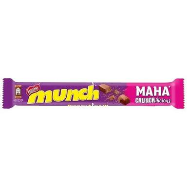 Brown Crunchlicious Chocolate Coated Sweet And Delicious Nestle Maha Munch 