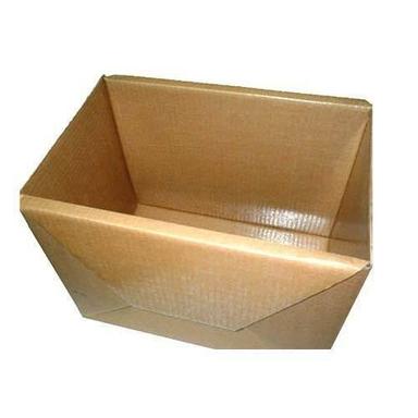 Yellowish-Brown Color Plastic Laminated Brown Corrugated Cardboard Boxes