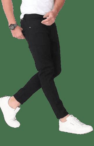 Trendy Stretchable & Comfortable Slim Fit Plain Black Men'S Denim Jeans  Age Group: >16 Years