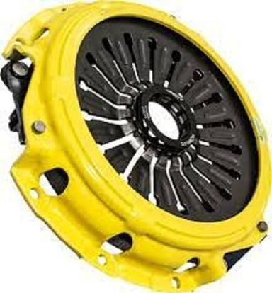 Highly Durable And Rust Resistant Heavy Duty Round Yellow And Black Clutch Plate  Size: Small