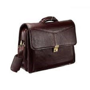 Light Weight Stylish Easy To Carry Durable Brown Plain Leather Bag Gender: Men