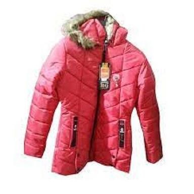 Full Sleeves Modern Style Comfortable To Wear Pink Ladies Jackets With Hood