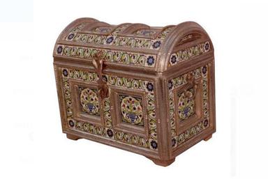 Wooden Body Material Rectangular Brown Handicraft, Designer Jewellery Box Length: 13 Inch (In)