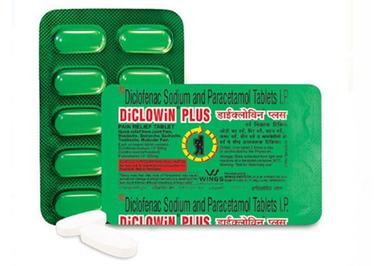Reduce Pain And Inflammation To Diclofenac Sodium And Paracetamol Tablets I.P Age Group: Adult