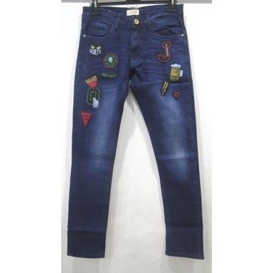 Plain Dyed Comfort Look Forward Blue Denim Jeans  Age Group: >16 Years
