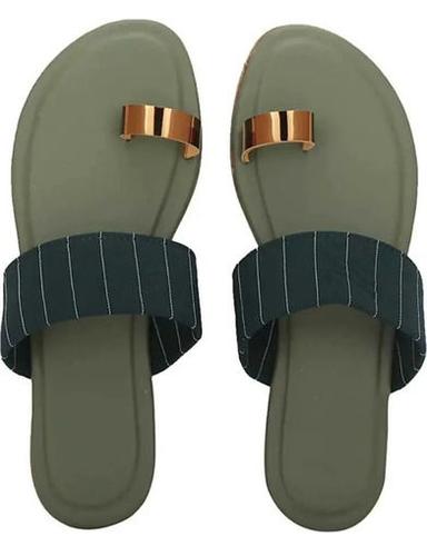Grey Soft And Comfortable Women Flat Sandals