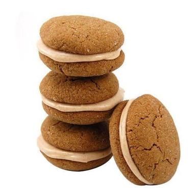 Round Shape Semi Soft Sweet Tasty Cream Biscuits  Fat Content (%): 6 Percentage ( % )