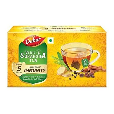  Traditional Smell And Strong Energy Fresh Dabur Vedic Suraksha Black Tea  Caffeine (%): 5.25  Milligram (Mg)