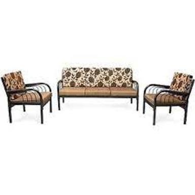 Best Quality Modern Wrought Iron And Cotton Sofa Set For Home Furniture, 5 Seater No Assembly Required