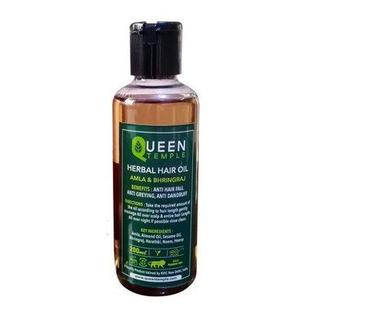 Light Green Queen Temple Qt Herbal Hair Oil For Scalp And Hairs On Head Liquid