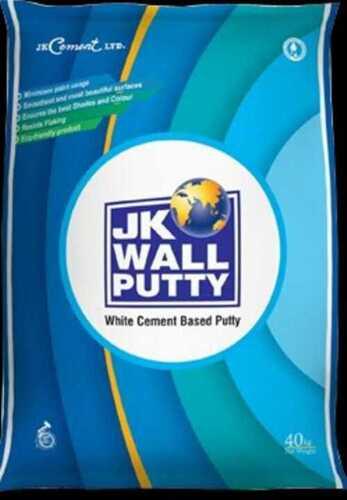 Powder Jk Wall Putty White Cement Based Putty, 40 Kg Bag Packaging, Super White