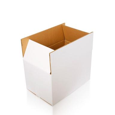 Broun Reusable Lightweight Eco Friendly Rectangle Plain White Corrugated Box