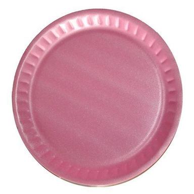 Eco Friendly Light Weight Easy To Use Round Plain Pink Disposable Plates Usage: Serving