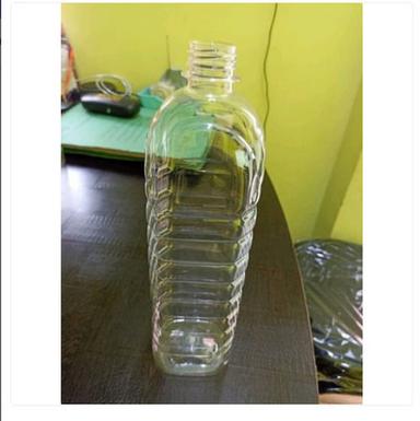 Round Shape, Thickness 1 Mm, Volume 1 Liter Transparent Plastic Oil Bottle  Diameter: 3 Inch (In)