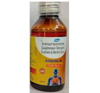 100 Ml Xiqual Guaiphenesin Terbutale Sulphate And Menthol Cough Syrup  General Medicines