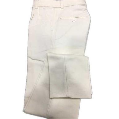 White Soft Breathable And Comfy Mens Cotton Pants