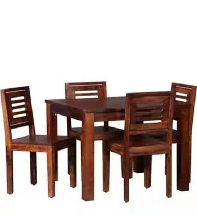 Wood Termite And Borer Proof Long Durable Designer Look Wooden Dinning Table 