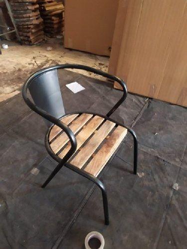 Wood Comfortable Termite Resistant Heavy Duty Durable Iron And Wooden Dining Chair