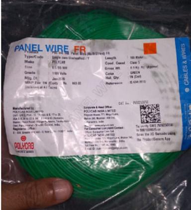 0.5 Sq Mm Size 100 Meter Length For Electric Connection, Polycab House Wire Cable Capacity: 220 Watt (W)