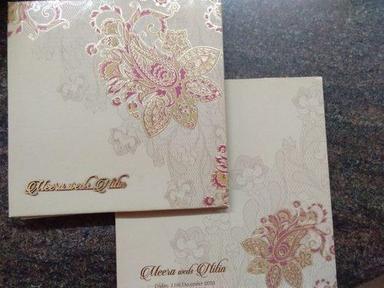 Elegant And Sleek Beautiful Designer Lightweight Printed Wedding Cards