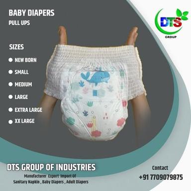 Cotton 5-16 Months Disposable Baby White Diaper(Dry Surface)
