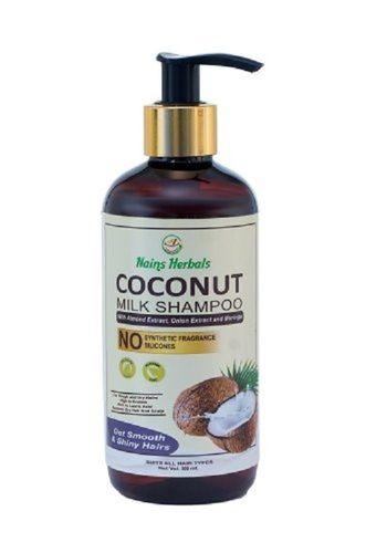 Blue Thick Strong Smooth Strengthens Hair Shine Nourishing Silky Effective Healthy Nains Herbals Coconut Milk Shampoo
