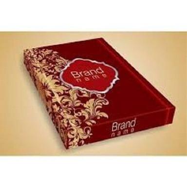Red Highly Durable Recyclable Easy To Use Eco-Friendly Saree Printed Packing Box
