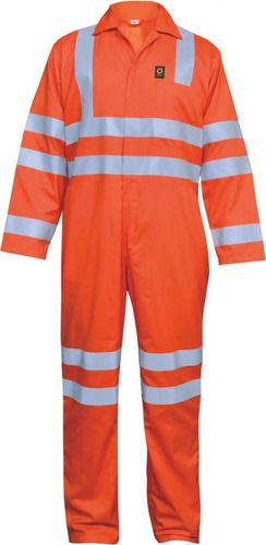 Orange Uviraj Flame Retardant Work Safety Coverall